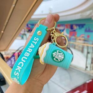 NWOT Starbucks Bearista Frappe Keychain